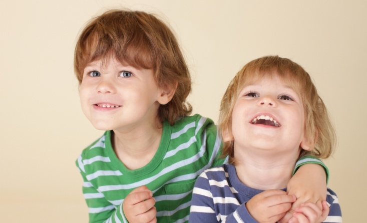 Two kids smiling after childrens dentistry in Longmeadow